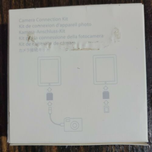 APPLE IPAD CAMERA CONNECTION KIT & CABLE MC531ZM/A Model A1362 A1358 New GENUINE - Fresh Stock Dated February 2026