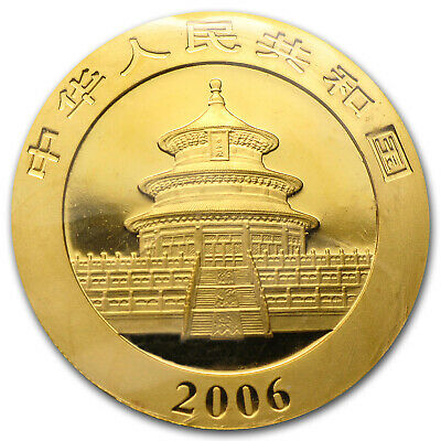 2006 China 1 oz Gold Panda BU (Sealed) - SKU #11957 - Fresh Stock Dated February 2026