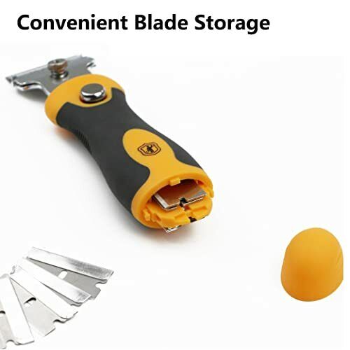 MulWark Multi-Purpose Mini Razor Scraper Set with Protective Blade Cover and 10p - Fresh Stock Dated February 2026