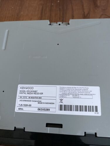 Kenwood DPX303MBT Double Din Stereo - Fresh Stock Dated December 2025