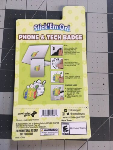 Pikmin 3 Deluxe Target Exclusive Promo promotional Limited Phone & Tech Badge - Fresh Stock Dated December 2025