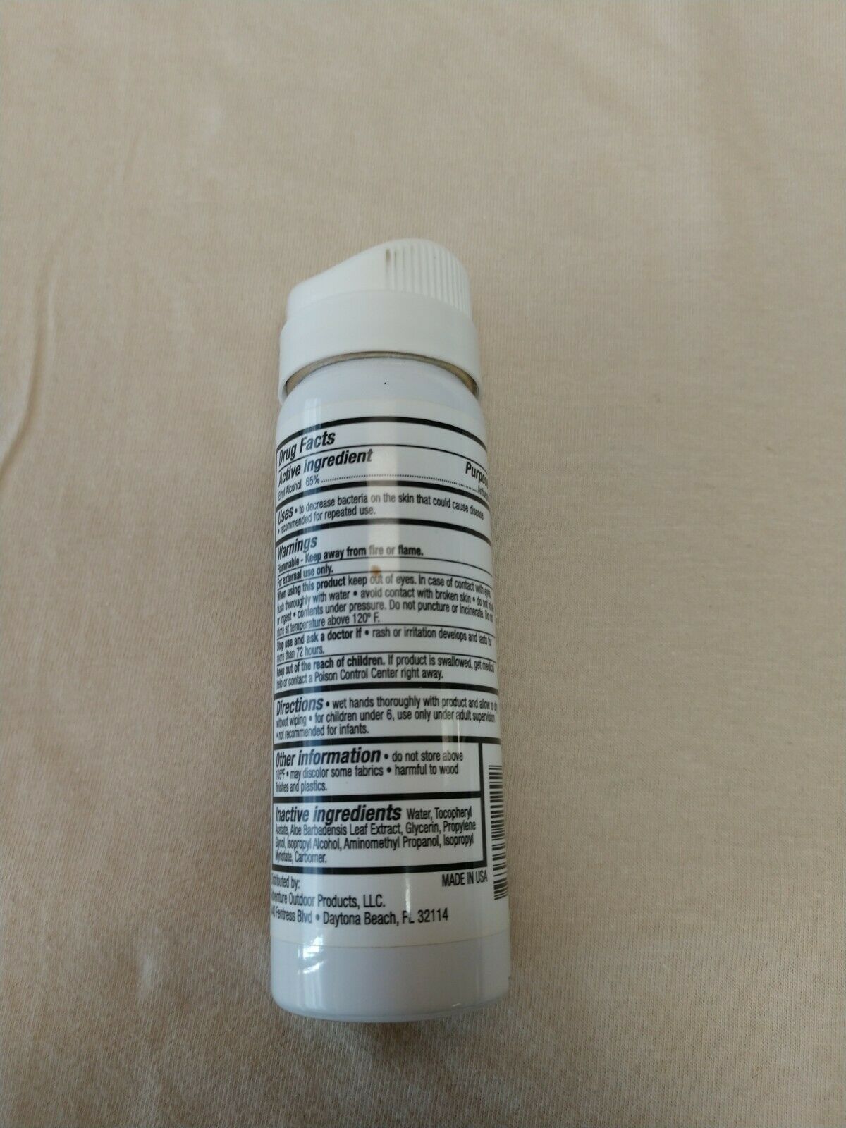 Realtree Hand Sanitizer Continuous Spray Net Wt. 1oz. - Spray at any Angle - Fresh Stock Dated February 2026