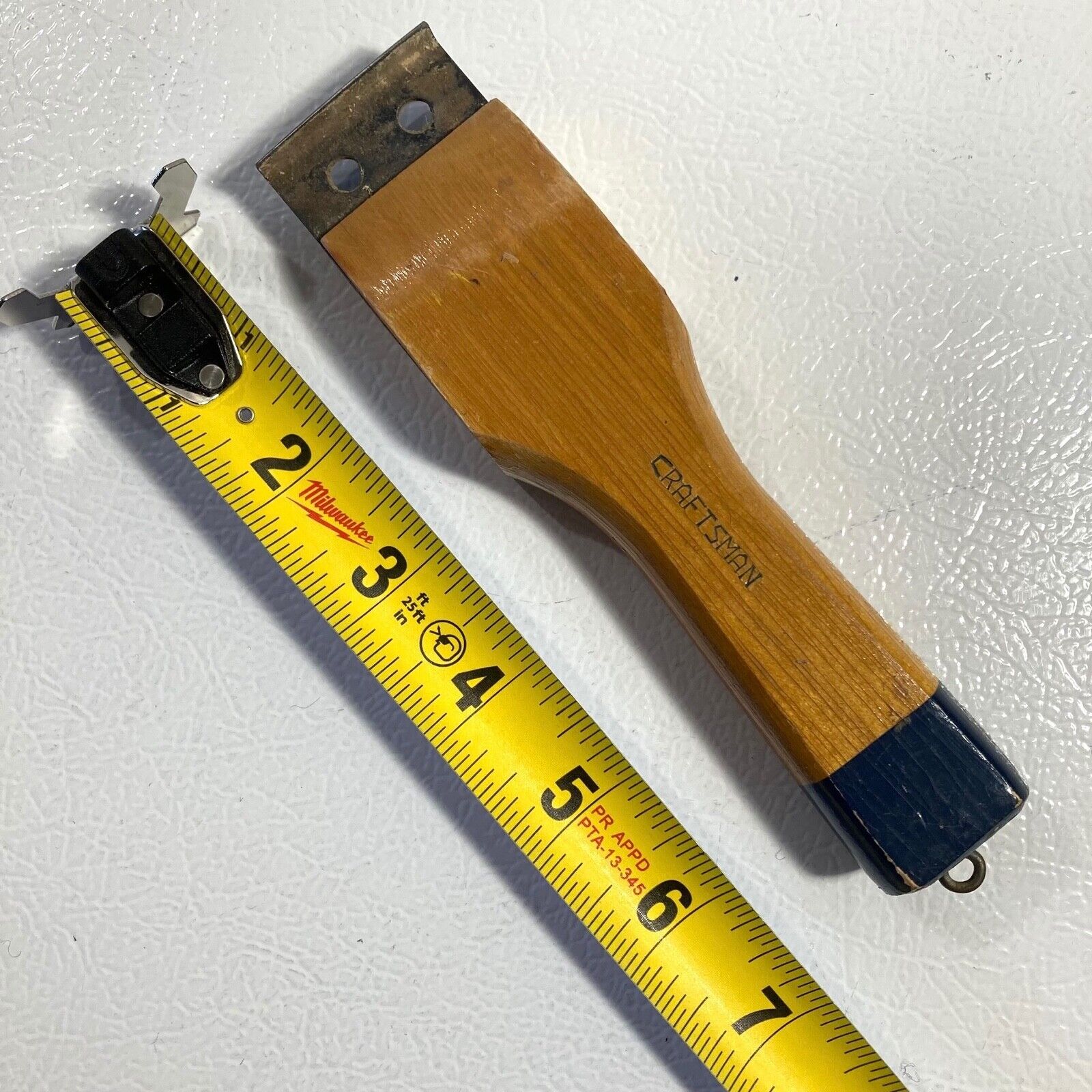 Vintage Craftsman Wood Wooden Handle Scraper - 6 1/2