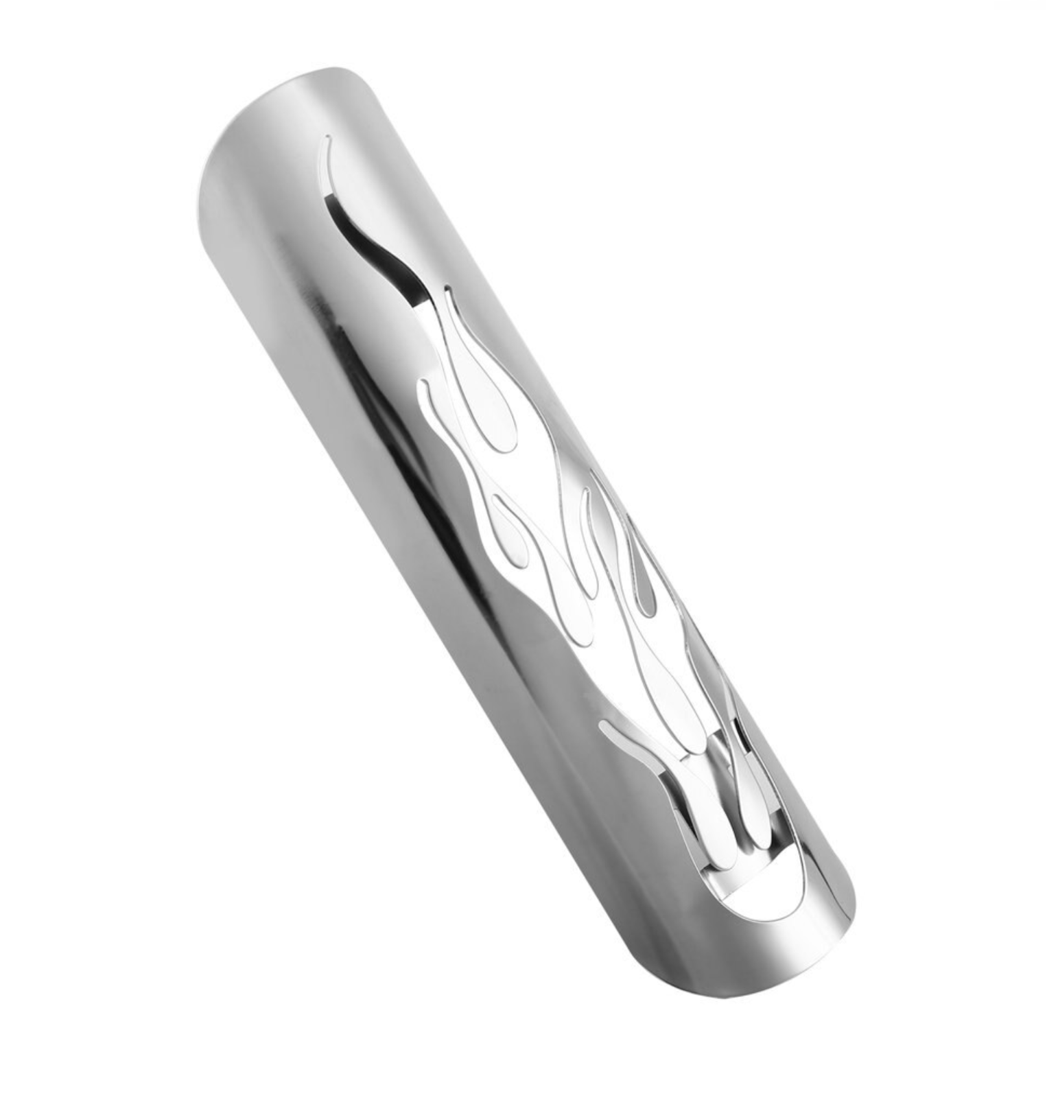 Motorcycle Chrome Exhaust Muffler Pipe Heat Shield Cover Heel Guard For Harley - Fresh Stock Dated February 2026