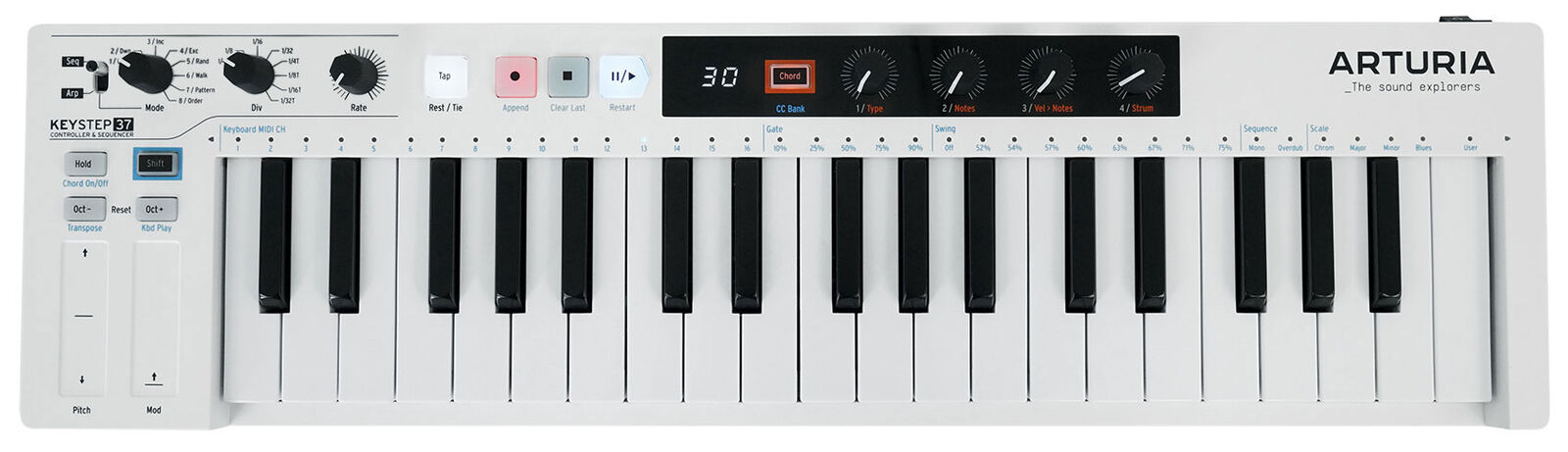 Arturia KeyStep 37-Key Sequencer USB MIDI DJ/Studio Keyboard Controller + Stand - Fresh Stock Dated February 2026