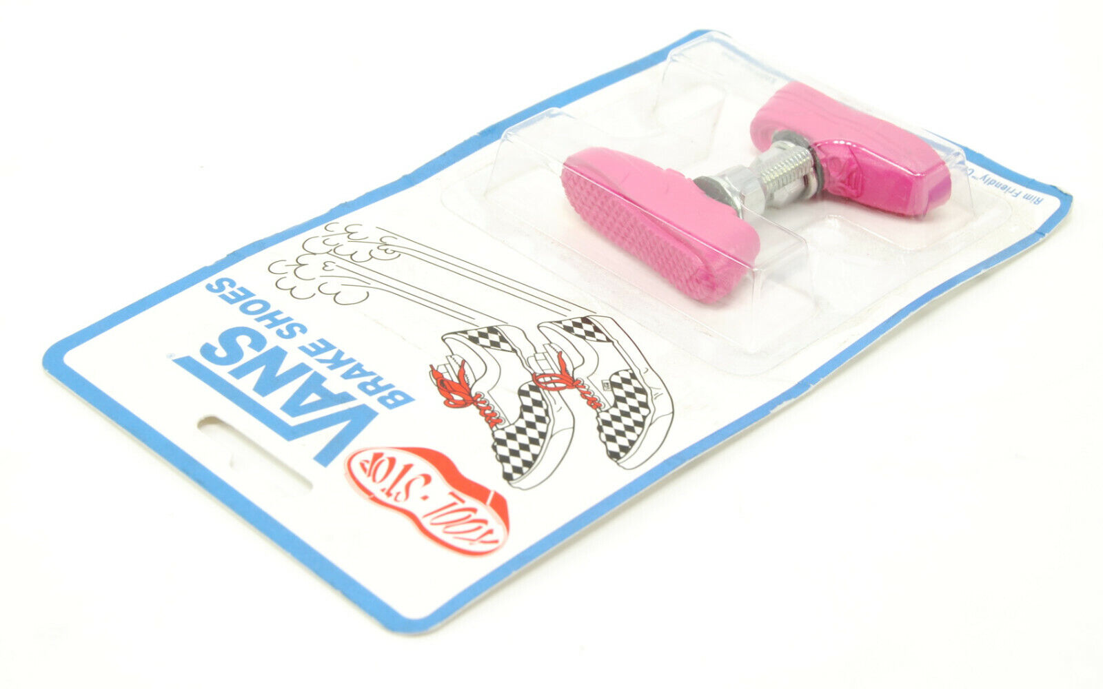 Kool Stop bicycle bike Vans BMX THREADED brake pads PINK (PAIR) MADE IN USA - Fresh Stock Dated February 2026