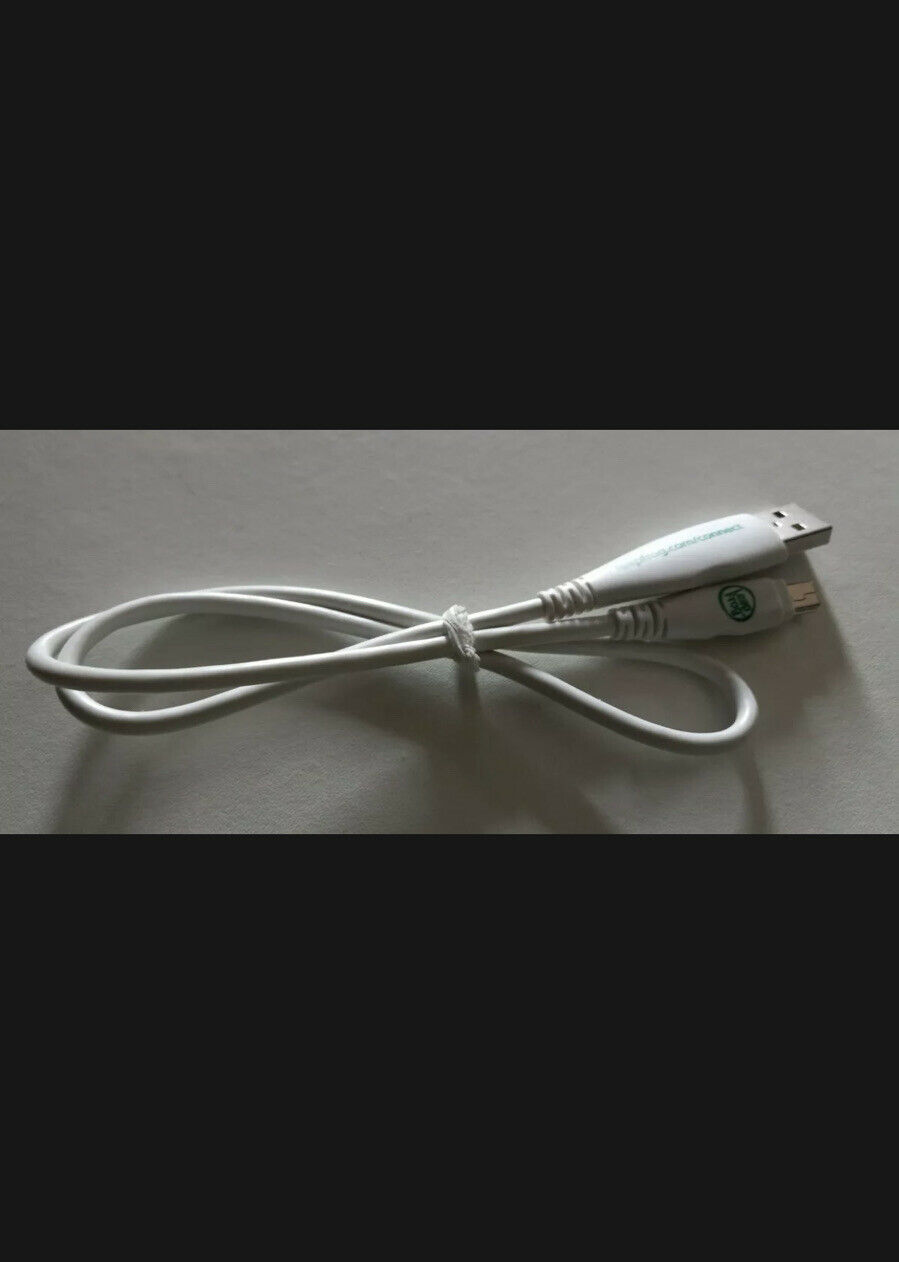 Original Leapfrog White Cable SYNC Connect Cable for LeapPad USB Data Cord OEM - Fresh Stock Dated February 2026