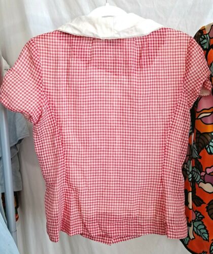 Vtg 1980s Blouse Lot Ginger Root Corky Craig Jan Sue Floral Chambray Gingham - Fresh Stock Dated February 2026