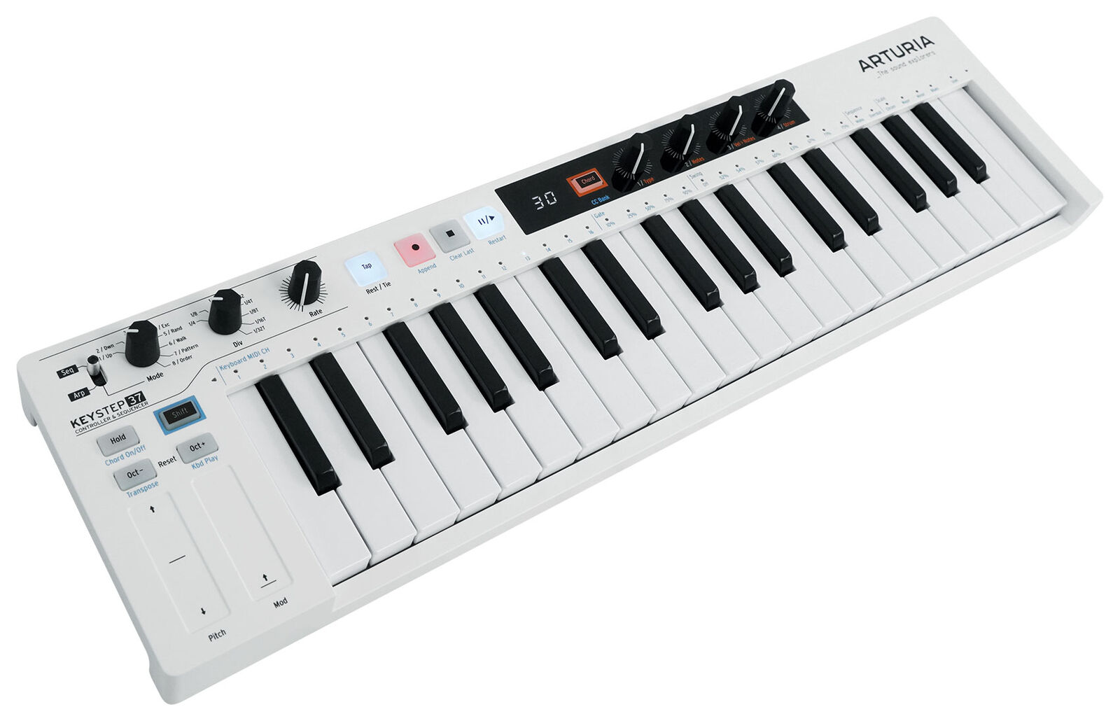 Arturia KeyStep 37-Key Sequencer USB MIDI DJ/Studio Keyboard Controller + Stand - Fresh Stock Dated February 2026
