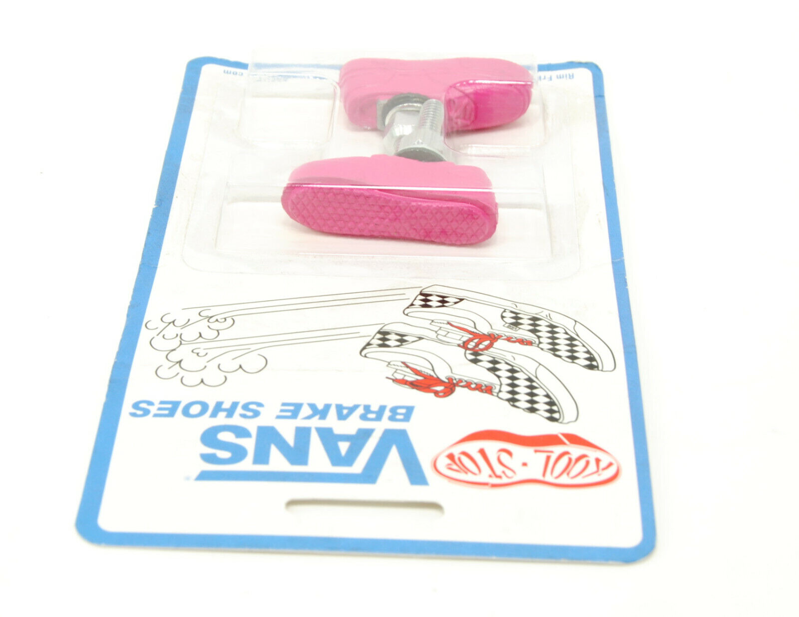 Kool Stop bicycle bike Vans BMX THREADED brake pads PINK (PAIR) MADE IN USA - Fresh Stock Dated February 2026