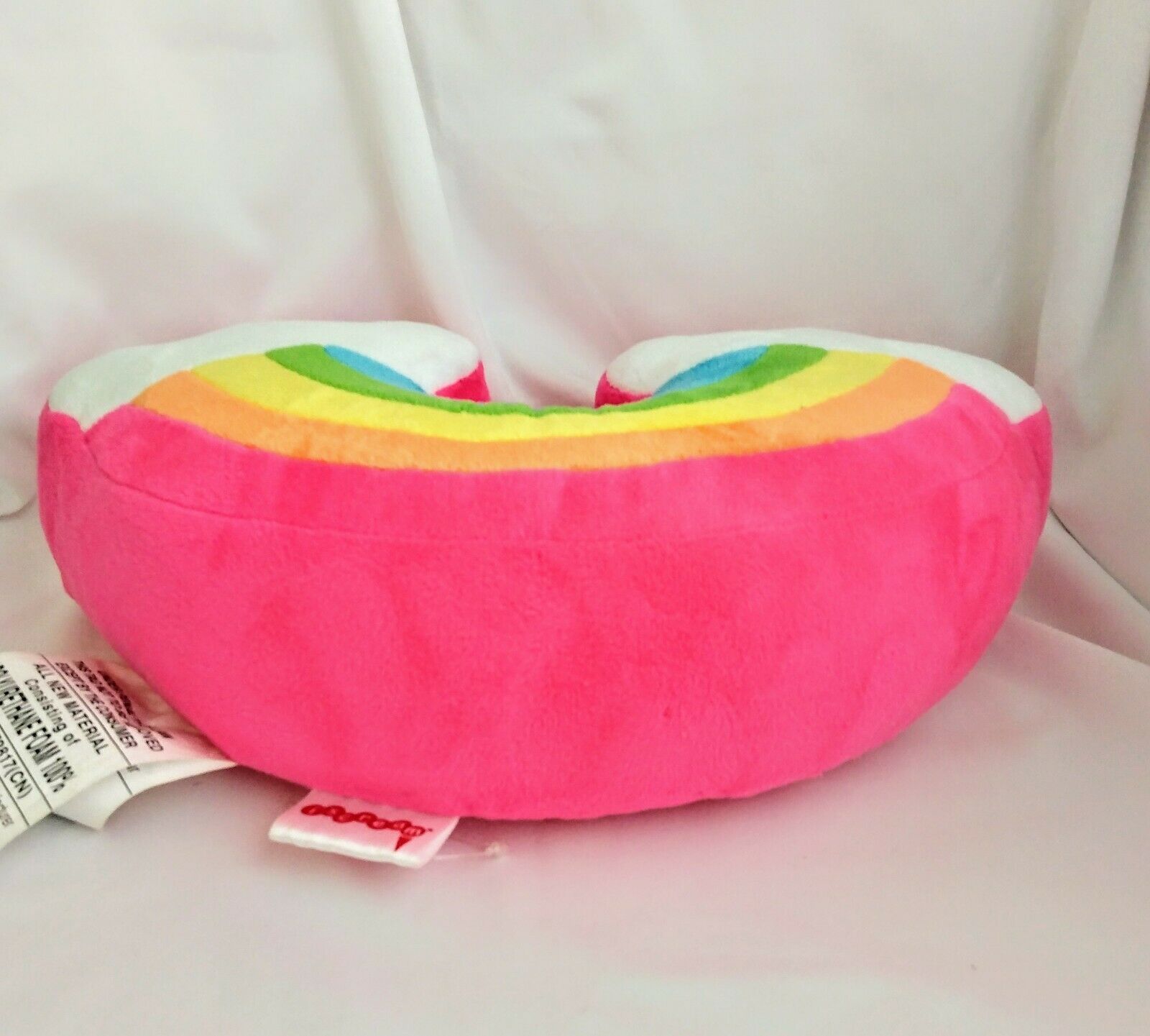 ISCREAM-SHOP Rainbow Plush Stuffed Pillow Memory Foam SUPER SOFT!!! NWOT 6x12 - Fresh Stock Dated December 2025