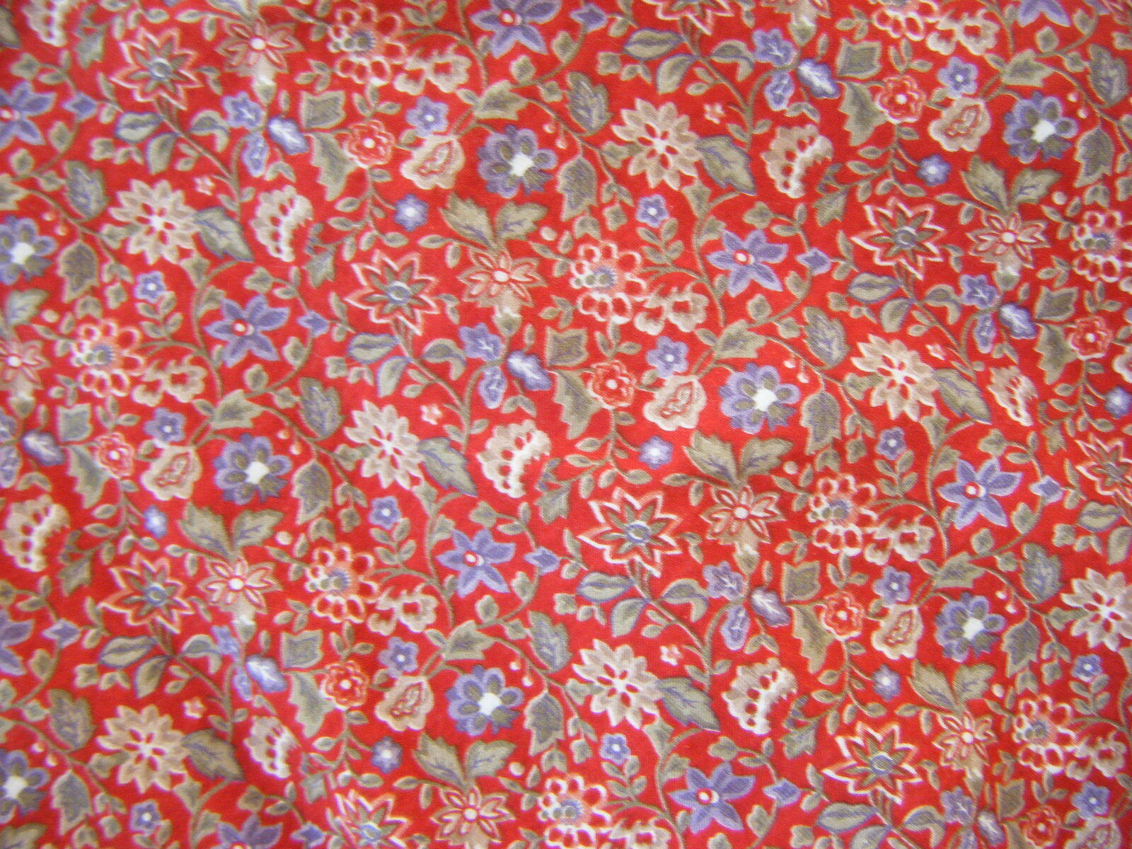 JESSICA'S GUNNIES Vtg 70s Red Floral Ruffle Lace High Waist Skirt-Waist 26.5