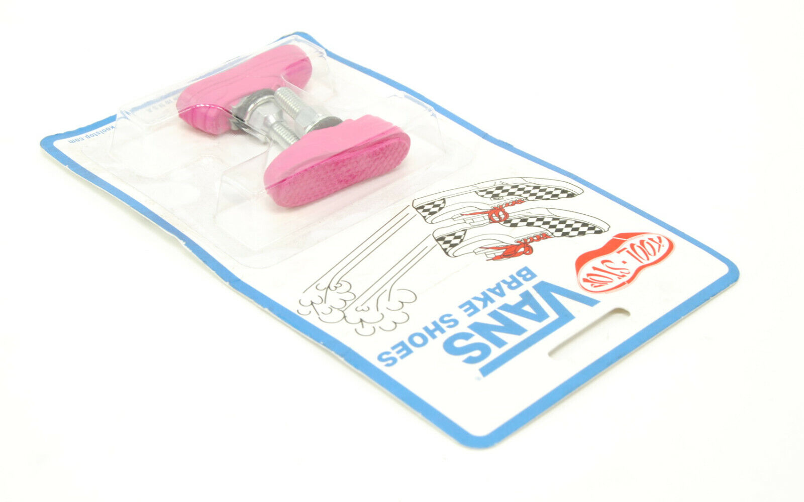 Kool Stop bicycle bike Vans BMX THREADED brake pads PINK (PAIR) MADE IN USA - Fresh Stock Dated February 2026