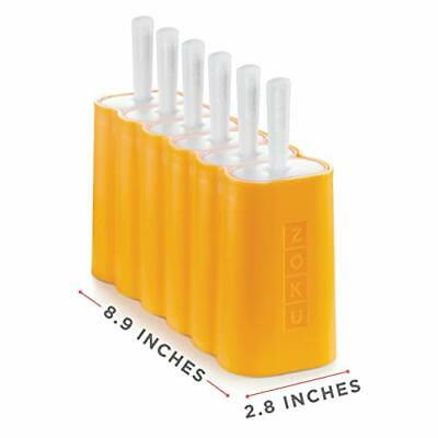 Zoku Mod Pops 6 Classic Popsicle Molds in One Compact Tray With Sticks and Dr... - Fresh Stock Dated February 2026