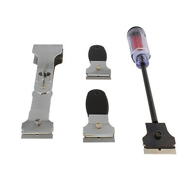 ABN Razor Scraper & Replacement Blade Set – Car Window Adhesive Decal Remover - Fresh Stock Dated December 2025