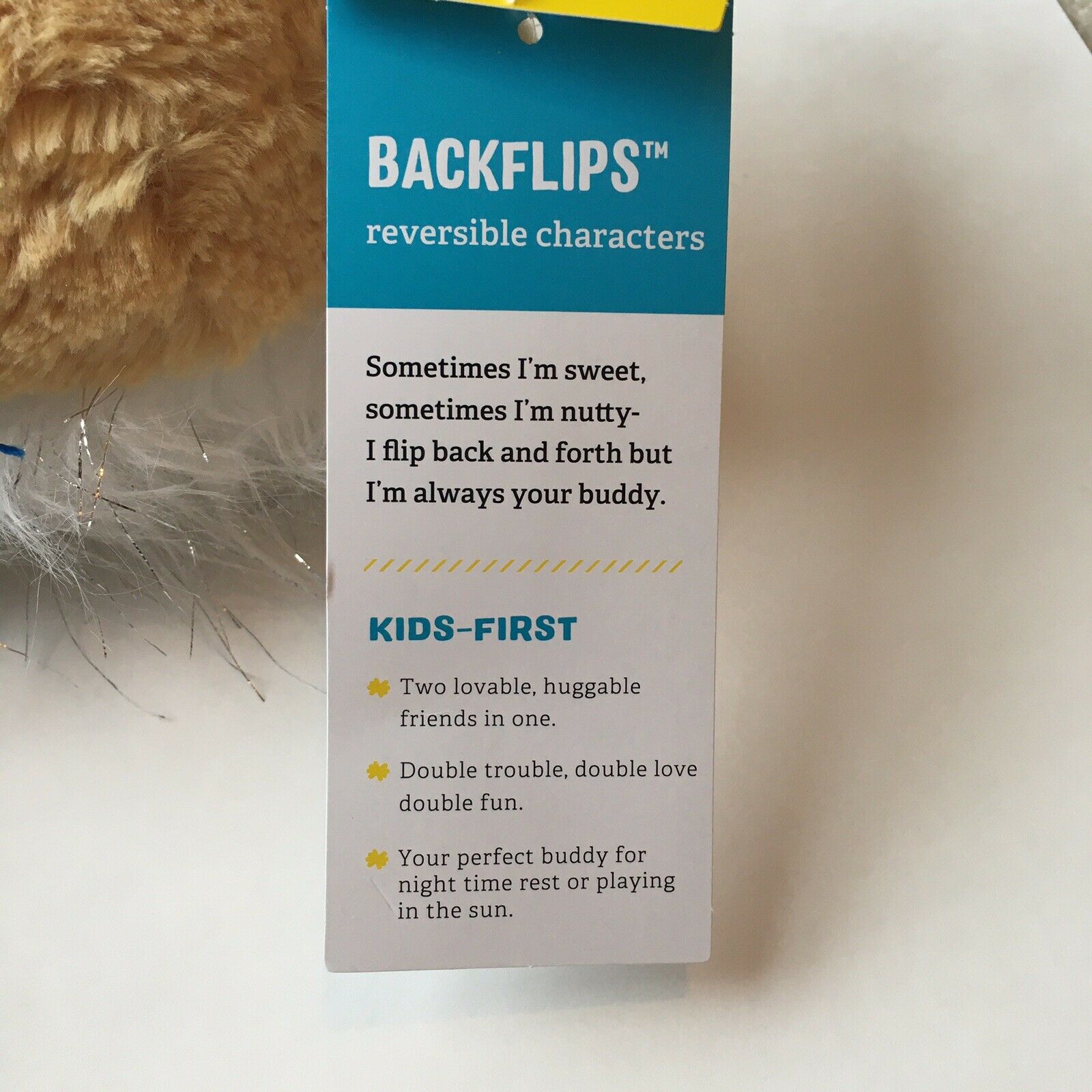 NEW Backflips Reversible Characters Plush Llama Pillow “I'm the Better Half” - Fresh Stock Dated January 2026