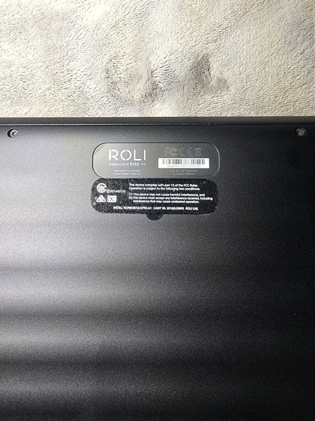 ROLI Seaboard RISE 49 Ultimate Expressive Keyboard - Fresh Stock Dated February 2026