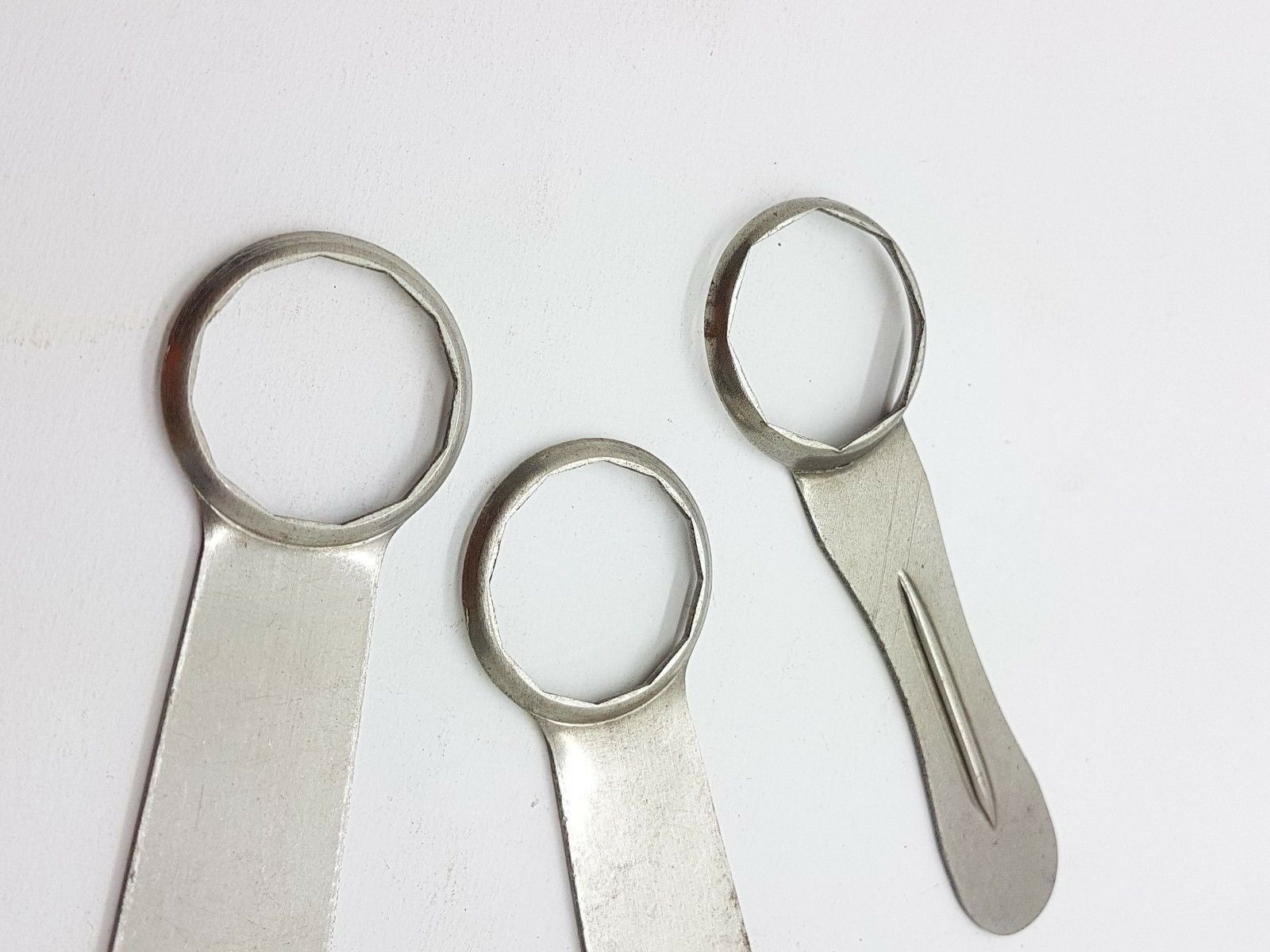 Three Watch Openers Silver in Color Random Assortment Watch Repair Tools - 16P - Fresh Stock Dated February 2026