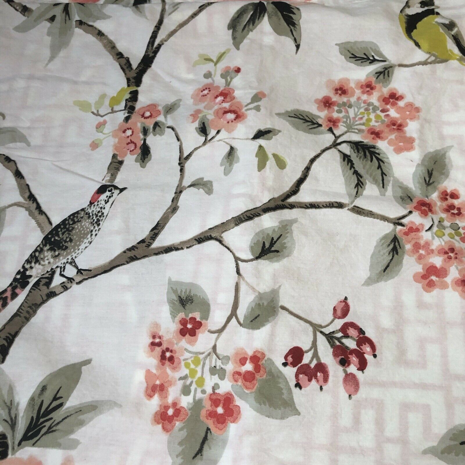 2 NEW NINA HOME BY NINA CAMPBELL Pillow Shams GORGEOUS Birds Flowers - Fresh Stock Dated January 2026