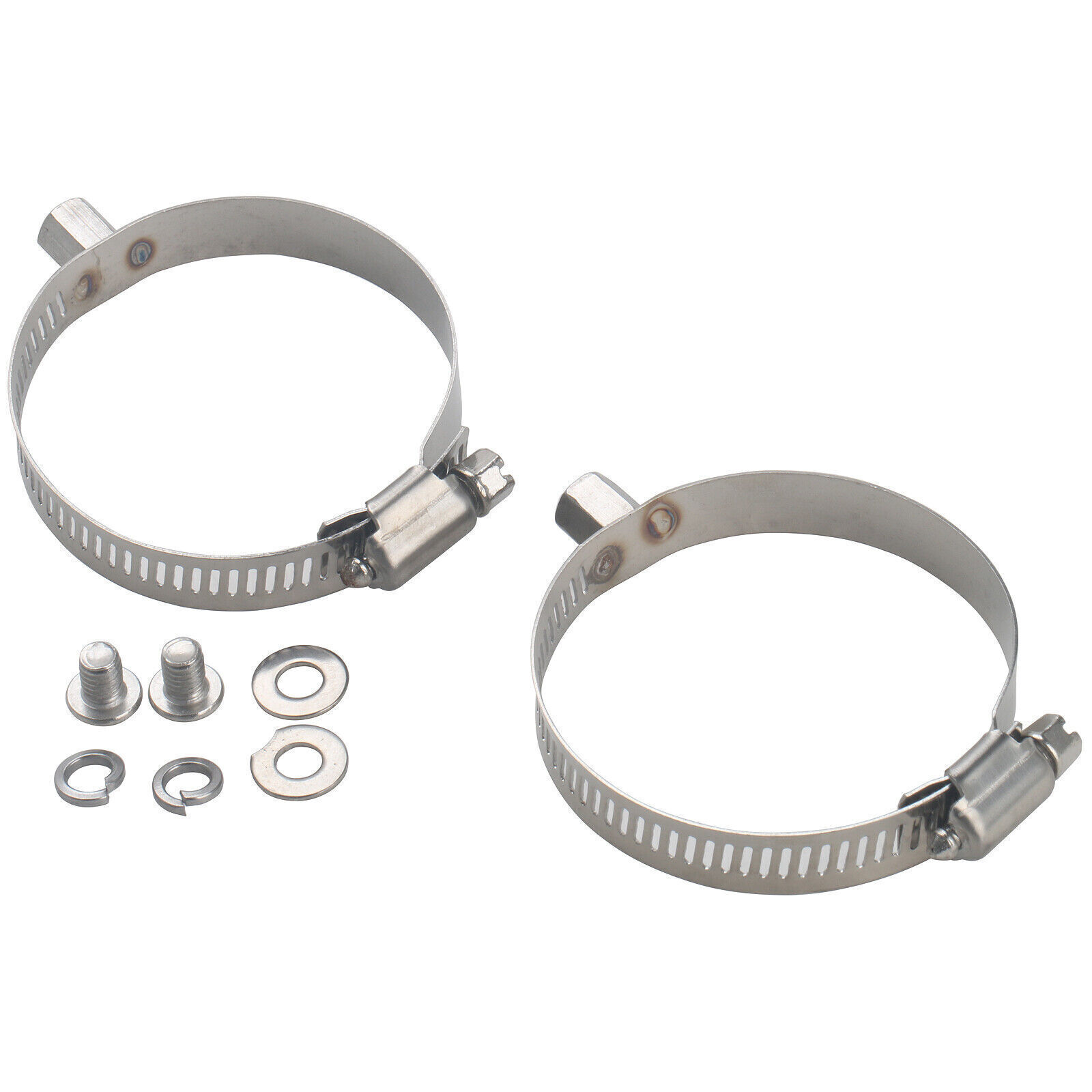 Carbon Fiber Look Motorcycle Exhaust Muffler Middle Pipe Heat Shield Cover Guard - Fresh Stock Dated February 2026