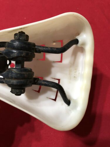 80’s Used Dyno Compe Or Detour White Viscount 2188 Seat OLD SCHOOL BMX - Fresh Stock Dated December 2025