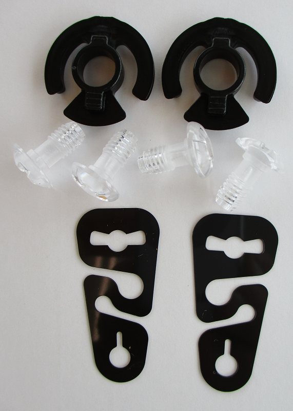 Arai Genuine Tour-X Tour-X2 Tour-X3, XD(DC) XD-3 XD-4 Screw Set Clear 2456 2451 - Fresh Stock Dated February 2026