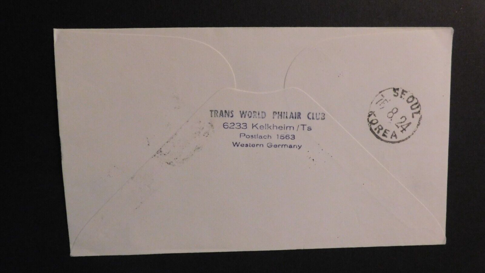 1975 Airmail Cover Airbus A300B First Flight Korean Air Lines Korea to Bangkok 2 - Fresh Stock Dated December 2025