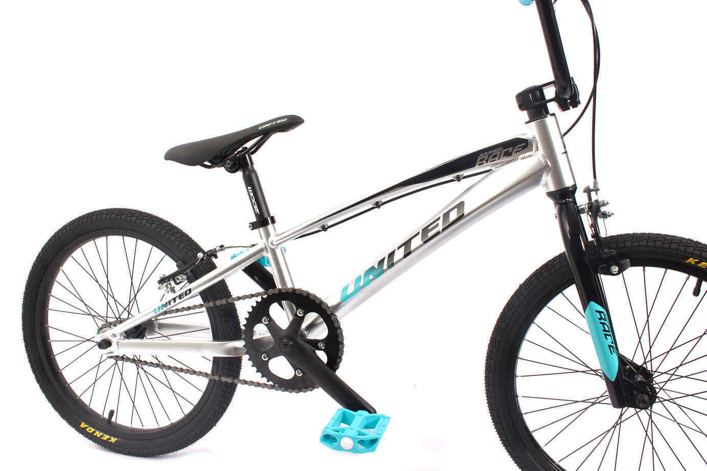 KHE BMX Bike United Pumptrack Jumper Silver 20 Inches Aluminium Only 21.2lbs - Fresh Stock Dated February 2026