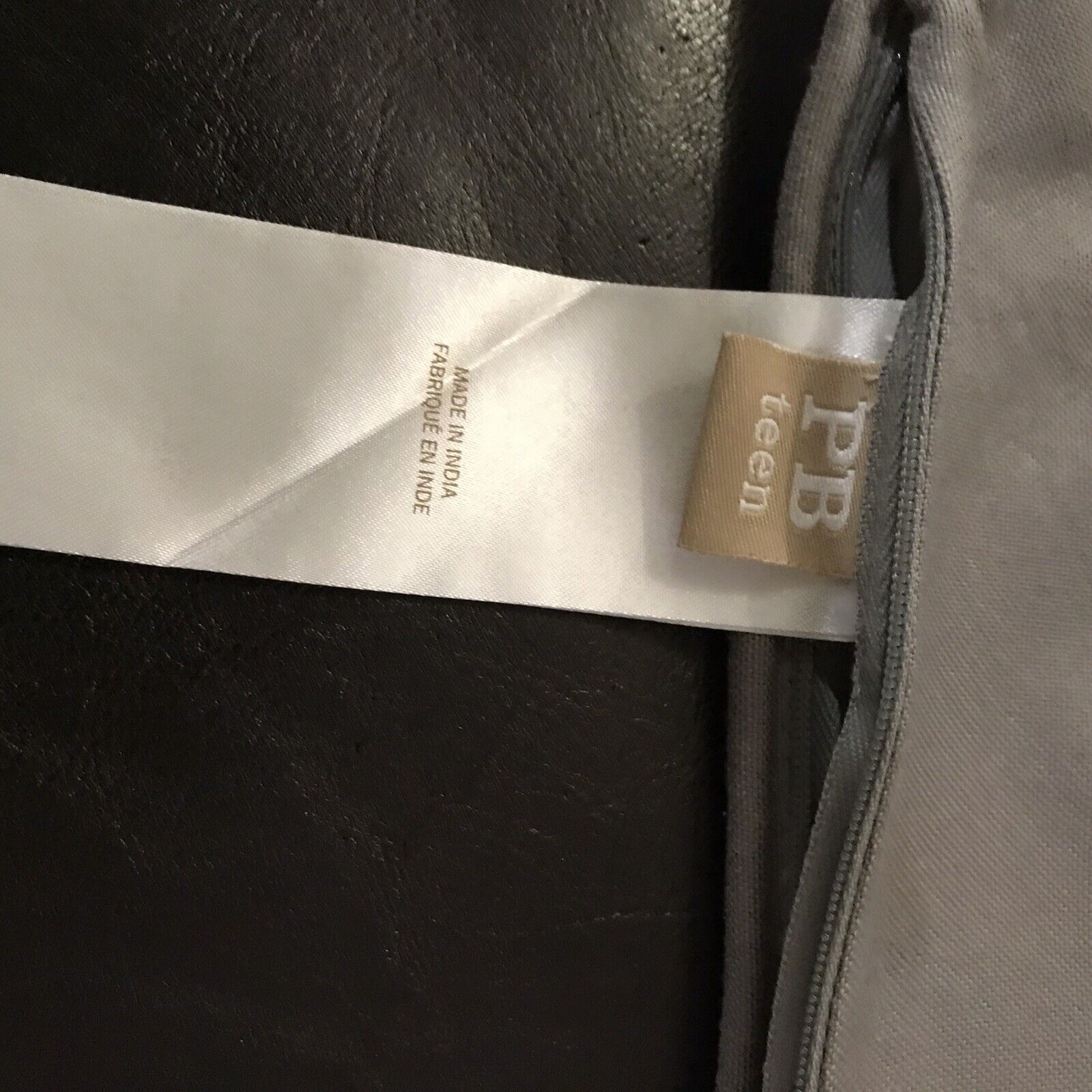 PB  Pottery Barn Embroidered Throw Pillow, 17” Square New York Pillow Cover - Fresh Stock Dated February 2026