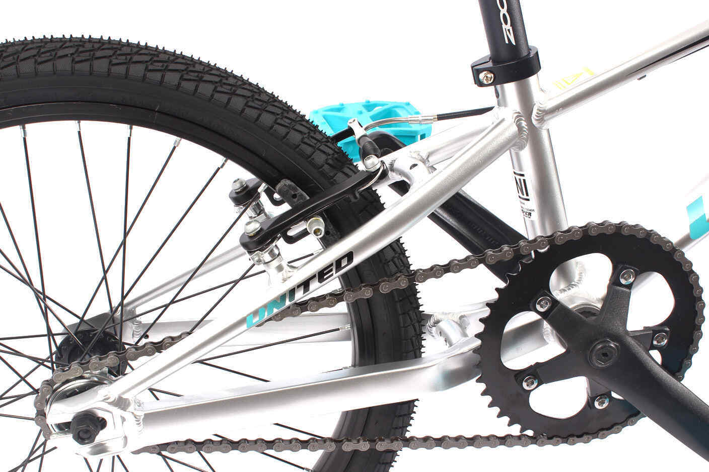 KHE BMX Bike United Pumptrack Jumper Silver 20 Inches Aluminium Only 21.2lbs - Fresh Stock Dated February 2026