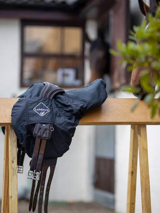 LeMieux GP Jump Saddle Cover - Black - Fresh Stock Dated December 2025