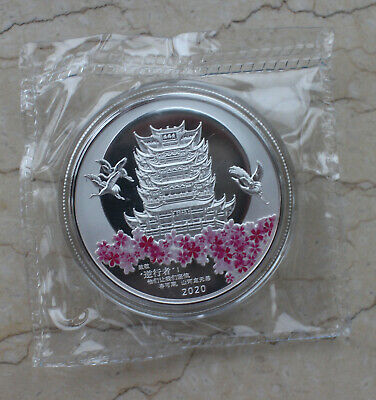 2020 China Colored Silvered Copper 45mm Medal - Fight Virus - Fresh Stock Dated February 2026