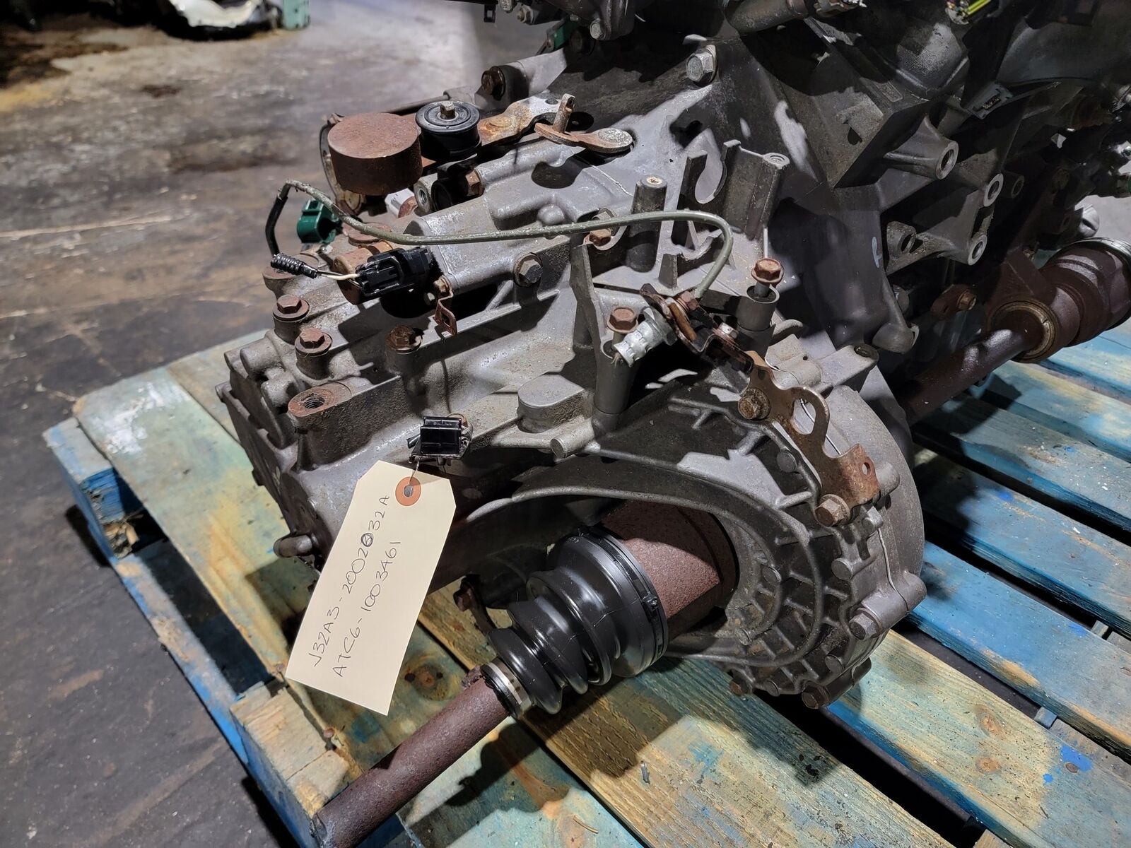 04-06 Acura TL 3.2L V6 Manual Transmission J32A3 2002032A ATC6 1003461 - Fresh Stock Dated February 2026