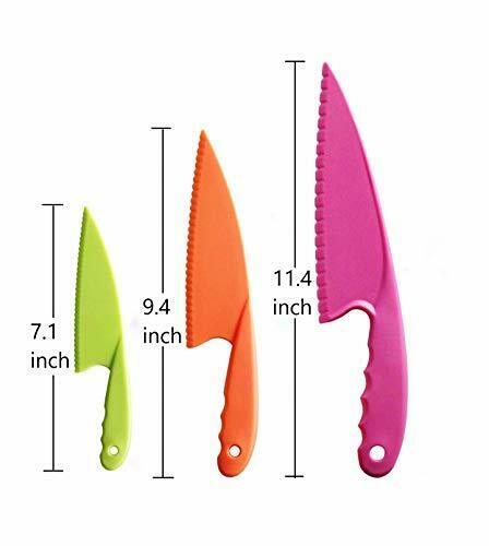 Plastic Kid Knives For Kids Toddler Children Cooking Safe Kitchen Knife Set - Fresh Stock Dated January 2026