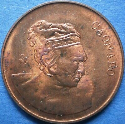 DOMINICAN REPUBLIC 1 CENTAVO 1984 Dominicana Dominikanische Dominicaine Dom Rep - Fresh Stock Dated December 2025