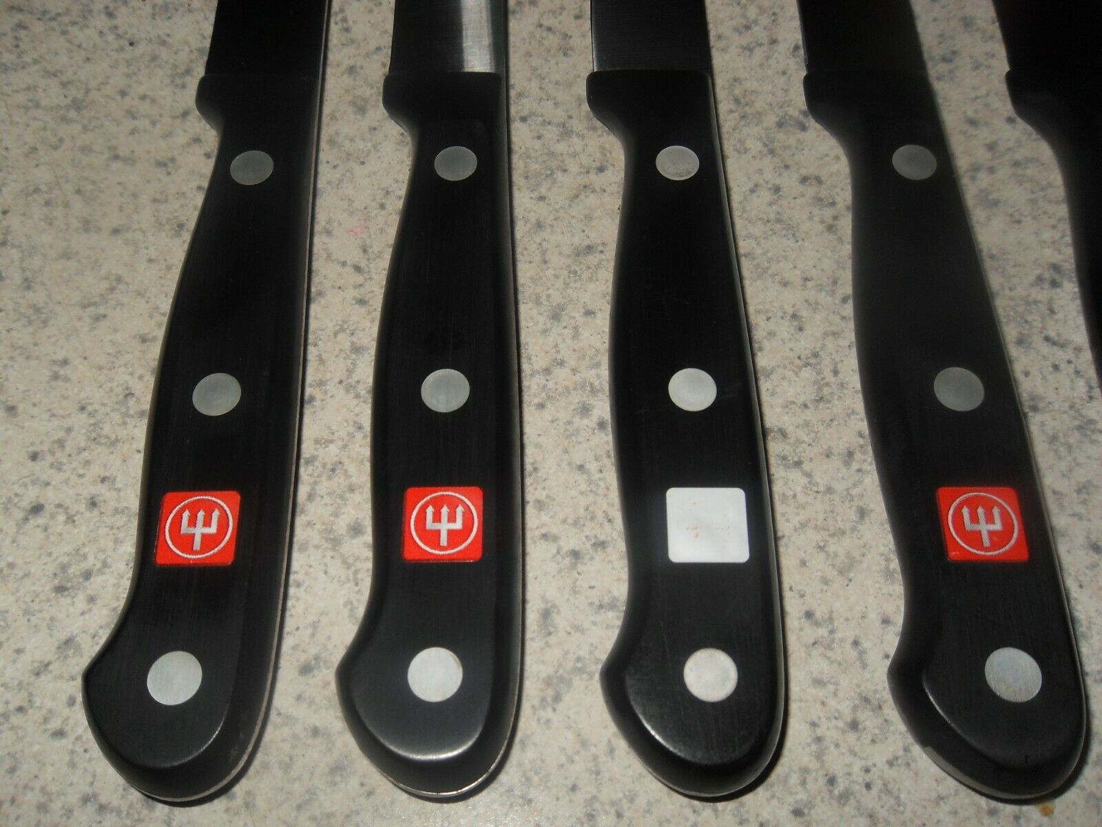 Wusthof Gourmet 8-Piece Stainless Steel Steak Knife Set with Block, German Made - Fresh Stock Dated December 2025