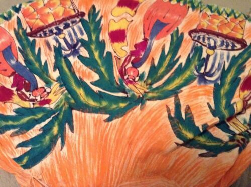 Vtg 50s Wearable Art Full Circle Skirt Sz S?Pinup Rockabilly VLV Swing MCM FLAWS - Fresh Stock Dated December 2025