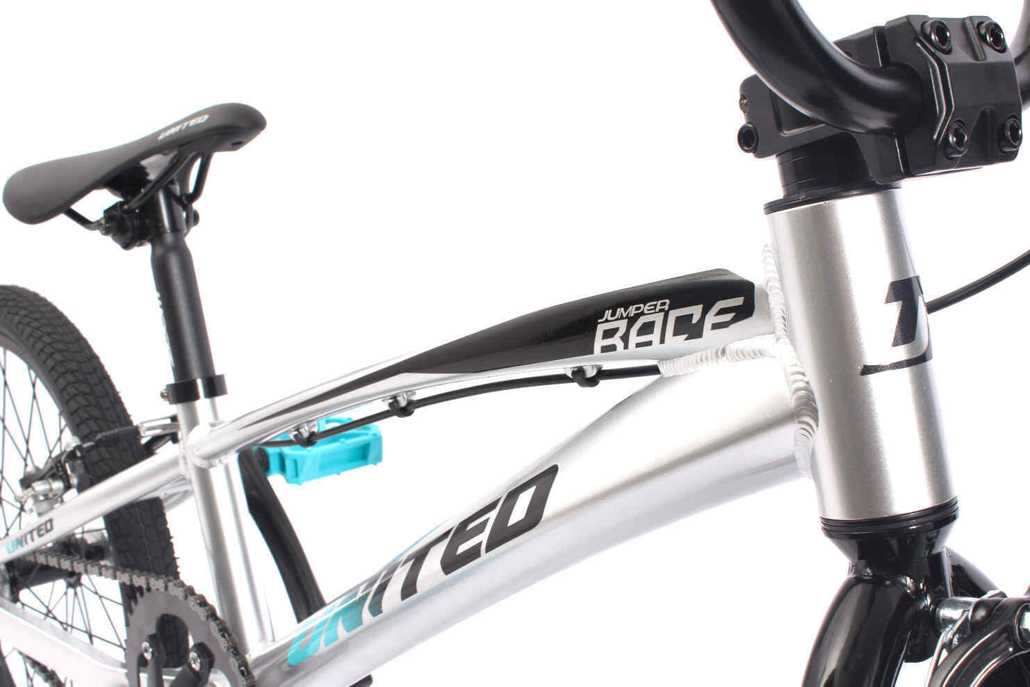 KHE BMX Bike United Pumptrack Jumper Silver 20 Inches Aluminium Only 21.2lbs - Fresh Stock Dated February 2026