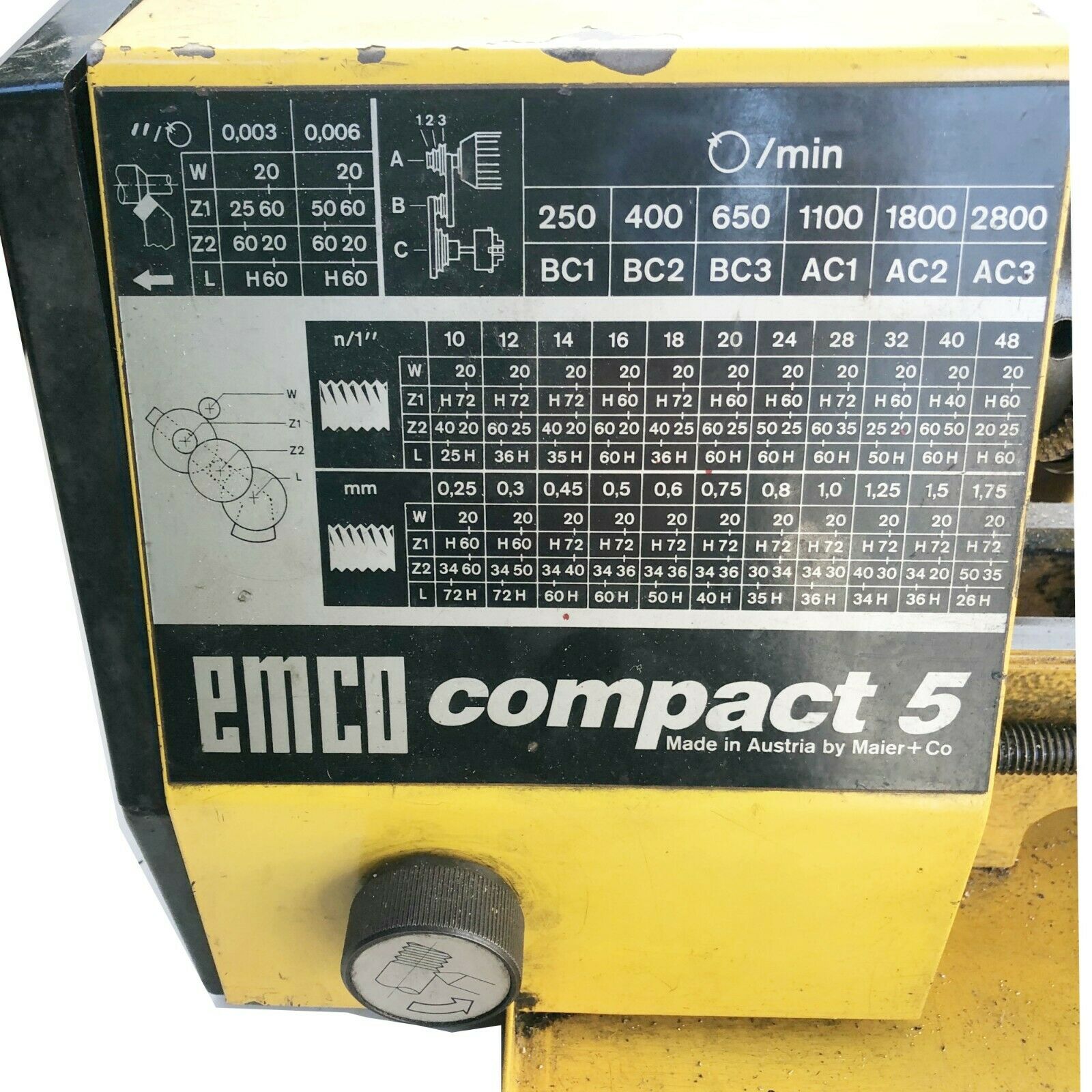 EMCO COMPACT 5 LATHE USED WORKING CONDITION - Fresh Stock Dated December 2025