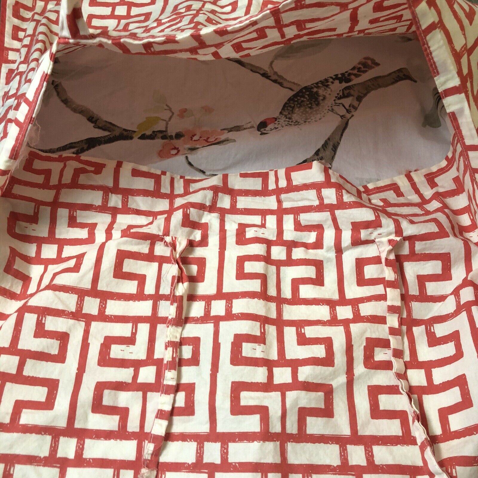 2 NEW NINA HOME BY NINA CAMPBELL Pillow Shams GORGEOUS Birds Flowers - Fresh Stock Dated January 2026