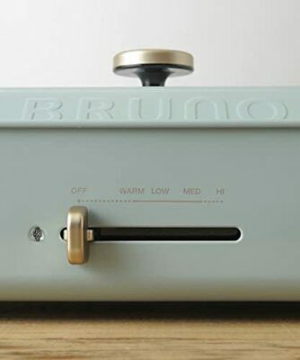 Bruno Compact Hot Plate BOE021-BGY (Blue Gray) 5 plates set Japan Domestic New - Fresh Stock Dated December 2025