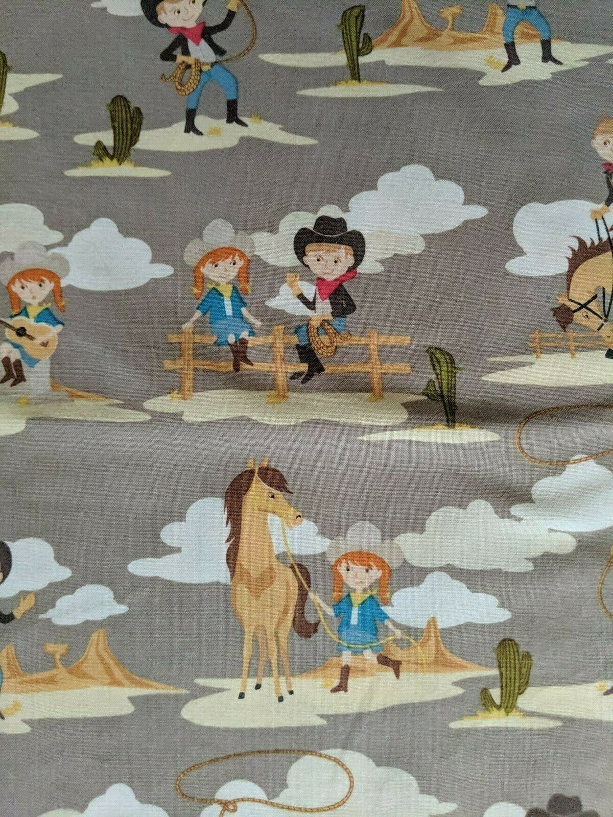 Retro Western Cowboy Cowgirl Bandana Children's Pillow Standard Case Custom - Fresh Stock Dated December 2025