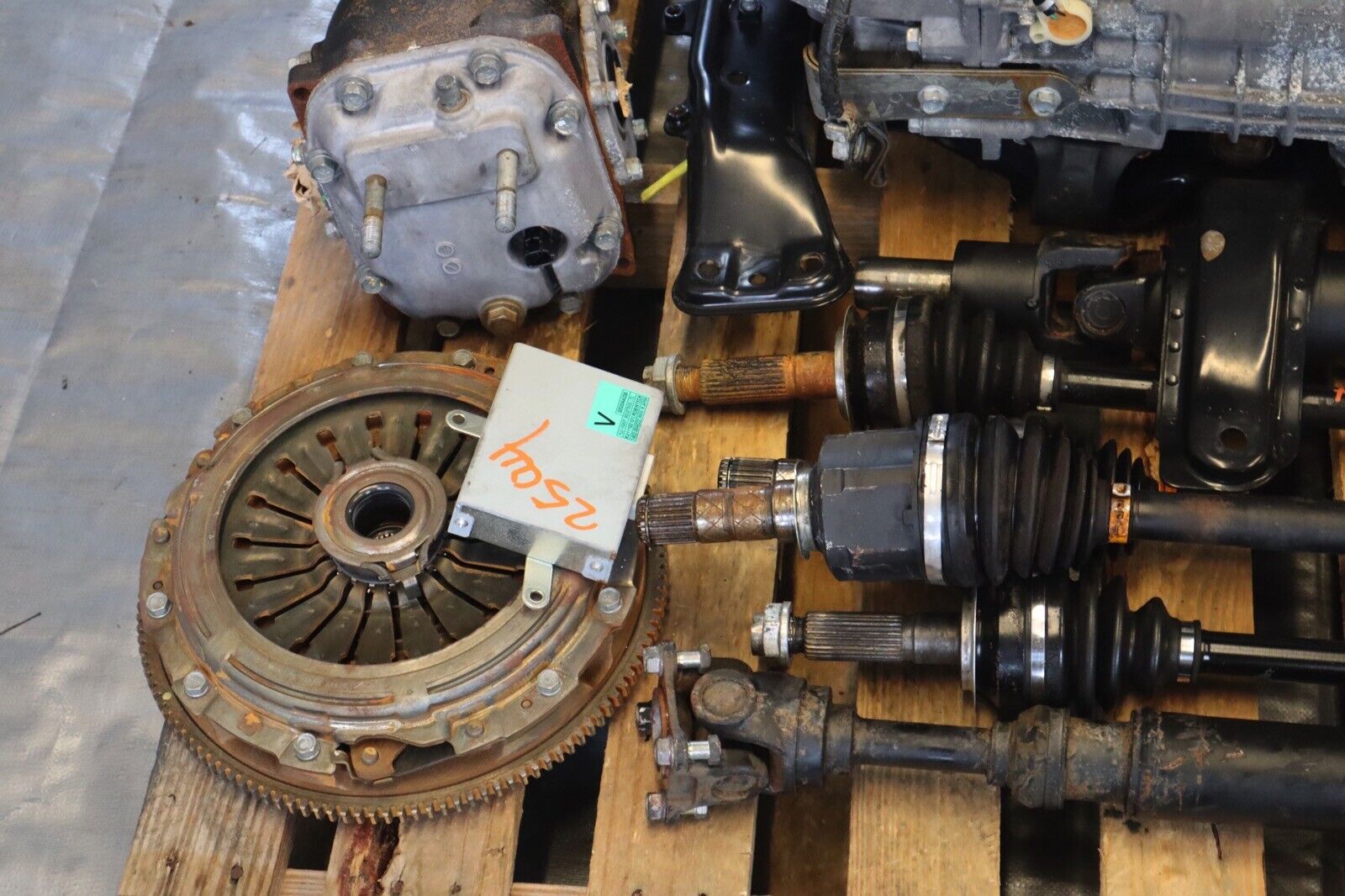 2015 SUBARU WRX STI EJ257 OEM 6SPD TRANSMISSION SWAP 65-TY856UW9AA 24,556 MILES - Fresh Stock Dated February 2026