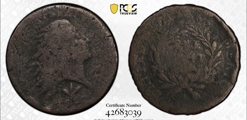 1793 Wreath 1C PCGS GENUINE - Fresh Stock Dated February 2026