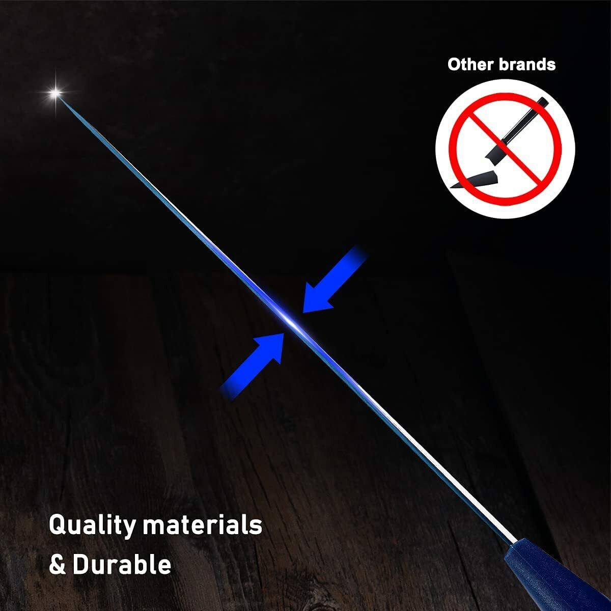 Blue Professional Kitchen Knife Chef Set Kitchen Knife Set Stainless Steel...NEW - Fresh Stock Dated February 2026