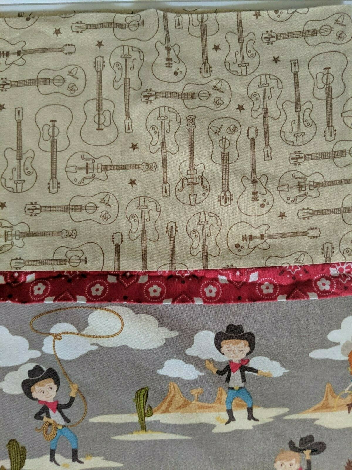 Retro Western Cowboy Cowgirl Bandana Children's Pillow Standard Case Custom - Fresh Stock Dated December 2025