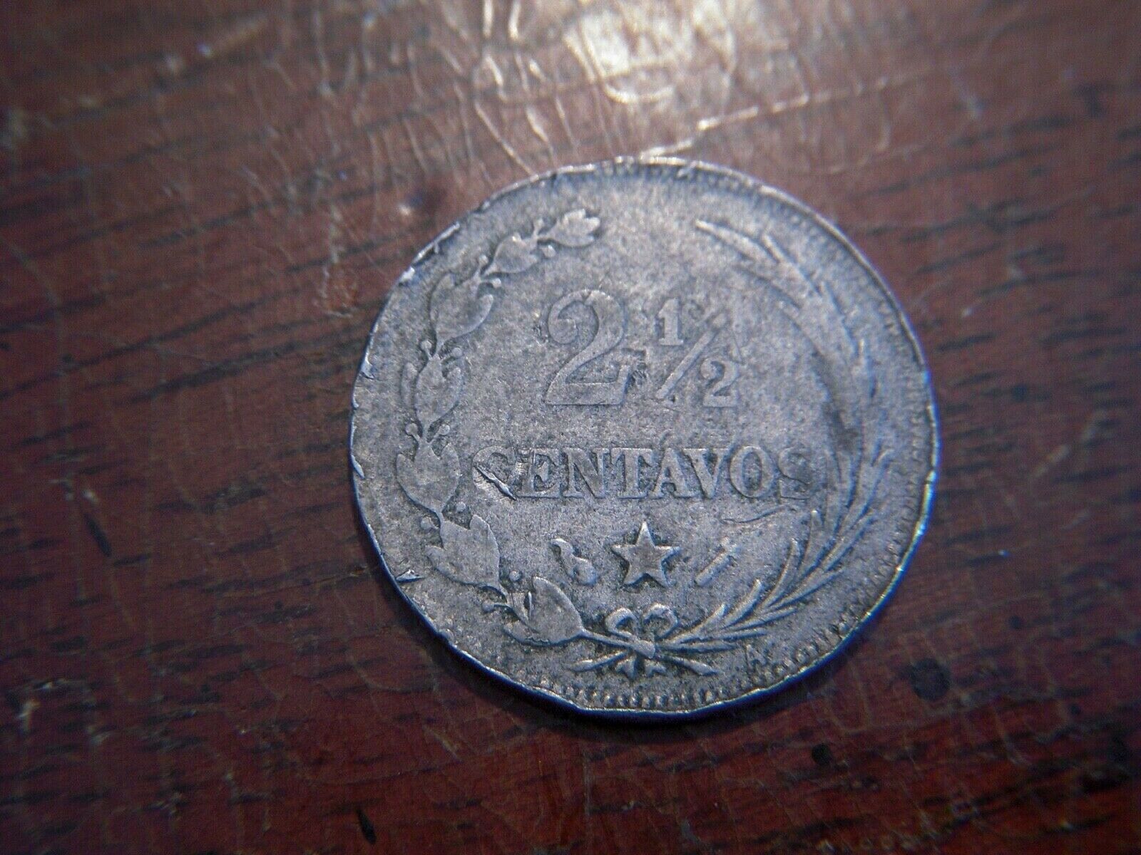 1888 A Dominican Republic 2-1/2 Centavos Coin - Fresh Stock Dated February 2026