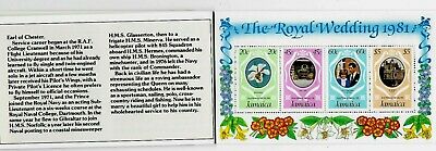 (2748) STAMPS JAMAICA #503(b) SOUVENIR BOOKLET ROYAL WEDDING UNUSED - Fresh Stock Dated February 2026