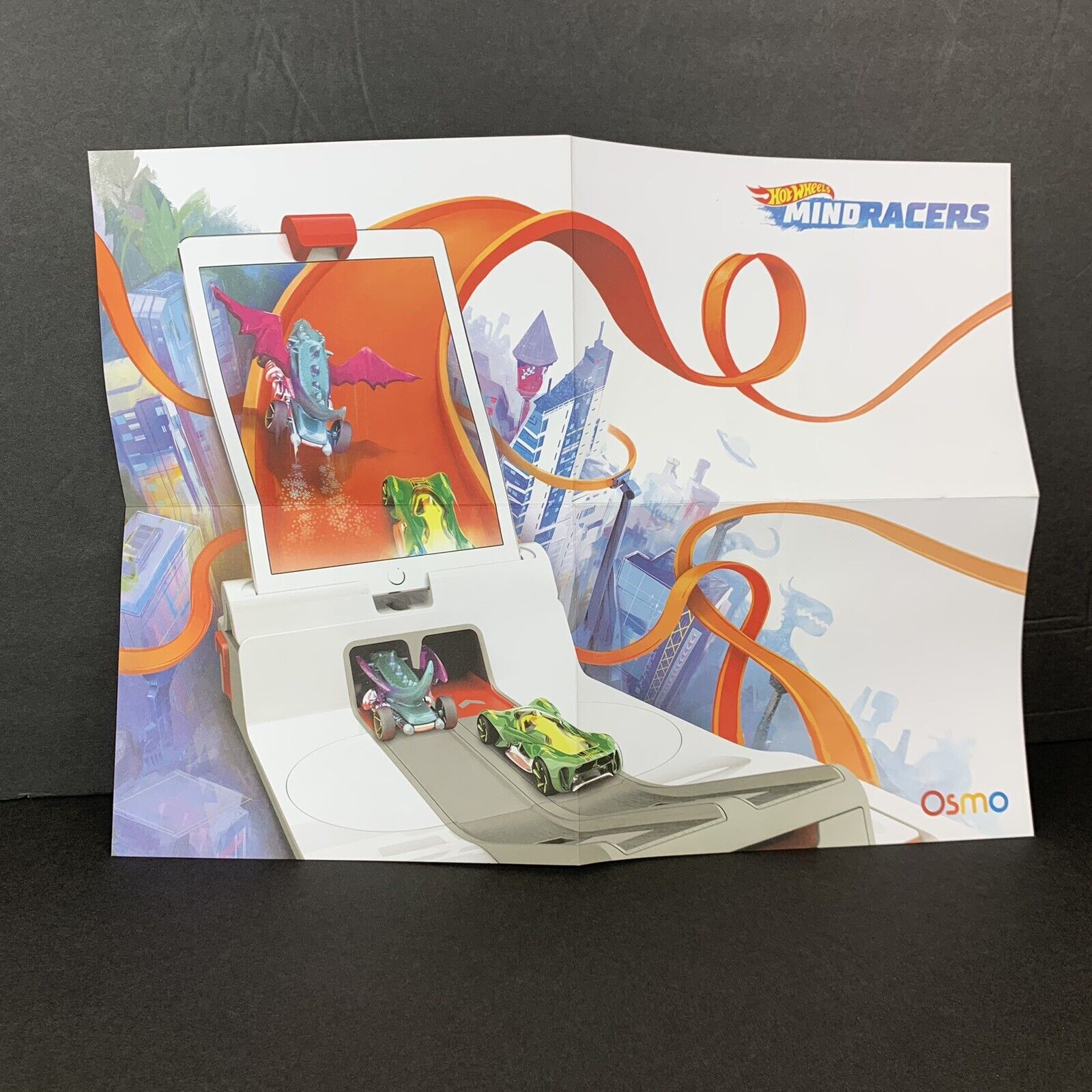 Osmo Hot Wheels Mind Racers 6 Cars Box RARE Poster iPad Launchpad + Tokens, NICE - Fresh Stock Dated February 2026
