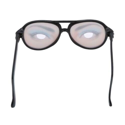 Men Women Crazy Eyes Funny Jokes Funky Party Novelty Glasses Costume W - Fresh Stock Dated February 2026